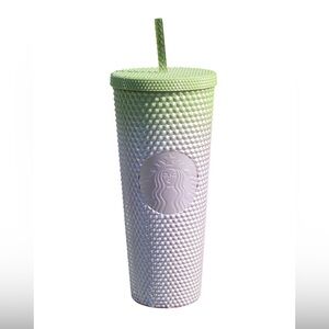 Starbucks green and purple Studded Tumbler